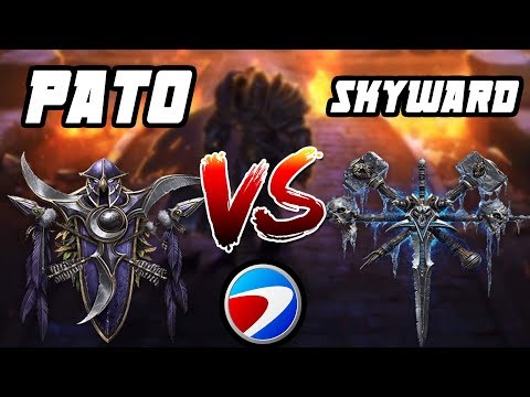 WARCRAFT 3: PaTo (Night Elf) vs. Skyward (Undead) | ESWC Brasil 2005, WC3 replay jogo 2