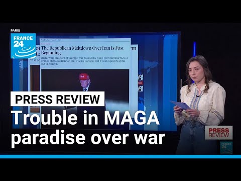 Trouble in MAGA paradise over war with Iran • FRANCE 24 English