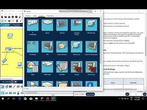 13.4.5 Packet Tracer - Troubleshoot WLAN Issues