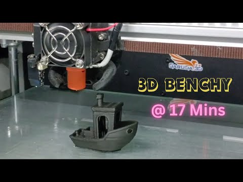 3D Benchy Printed in 19 Minutes on Thunder Pro V3
