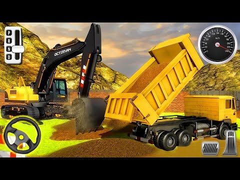 Heavy Excavator Driving Game 3D - Offroad Dump Truck Drive | Android Gameplay
