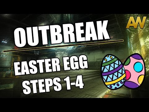 Exo Zombies: Outbreak: Easter Egg Steps 1-4 - Keycards