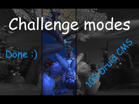 challenge modes Finished - Druid Gear used