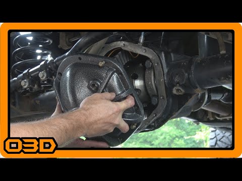 Changing Differential Fluid - Dana 44 Rear with Dynatrac Cover