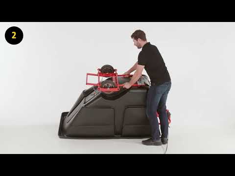 Product video for Motorized Rotomolded Tilt Truck, 1 Cubic Yard, Black