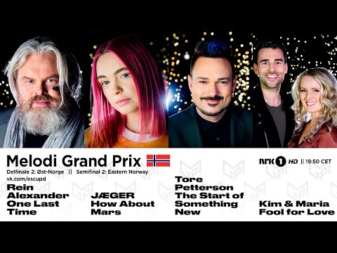 Melodi Grand Prix 2020 | Delfinale 2 // Semifinal 2 | Øst-Norge // Eastern Norway | NRK 1 | 720p25