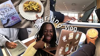 going over beta reader feedback + starting draft 4 // writing vlog