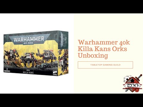 Warhammer 40k Killa Kans Orks Unboxing