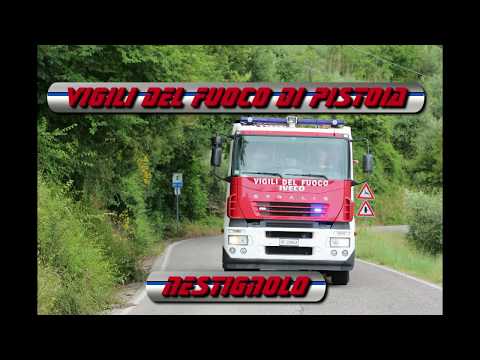 Firefighters in action - Iveco Stralis with siren - emergency