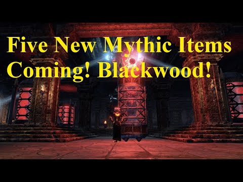 ESO Five New Mythic Items Coming! Blackwood Expansion!