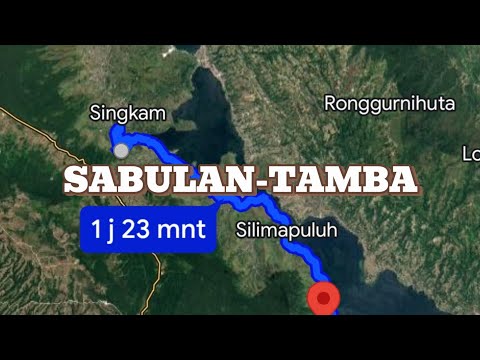 Akses Dari Sabulan Menuju Pelabuhan Tamba