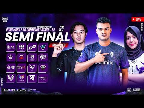 [ SEMI FINAL ] GROUP - RED| PUBG MOBILE RG COMMUNITY STARS S2 | PUBG MOBILE ESPORTS TOURNAMENT