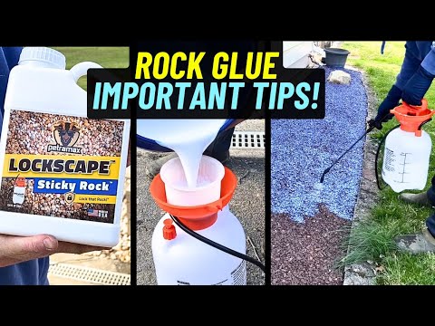 Lockscape Sticky Rock Glue - HOW TO USE with TIPS! See the process from start to finish.