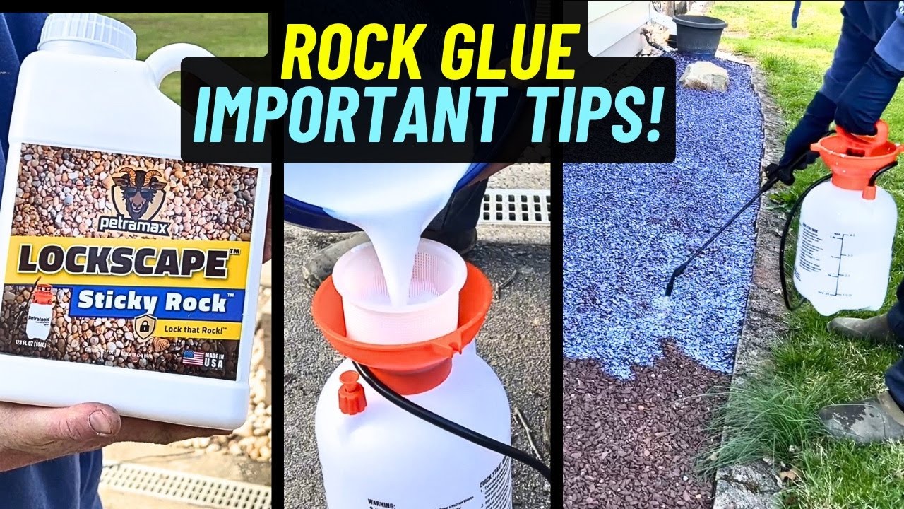 Lockscape Sticky Rock Glue - HOW TO USE with TIPS! See the process from start to finish.