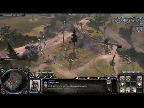 Company of heroes 2  Oberkommando West recapture the city of Rhine. (CheatCommands Mod ll)