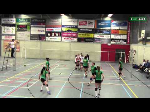 Volleybal Dames 2e Klasse G: Emmen'95 D5 - Olhaco D3 [10-04-2015]