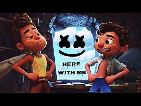 Luca x Alberto | Marshmello -Here With Me [Luca] " Emotional Animation Music Video "