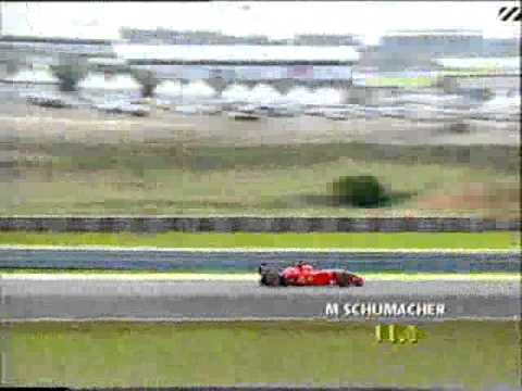 Michael Schumacher, Brazil 2001 first Qualifying lap