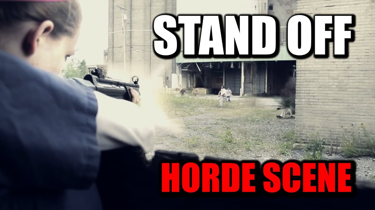 STAND OFF - 1st Wave Zombie Horde Scene (Action/Horror Zombie Film)