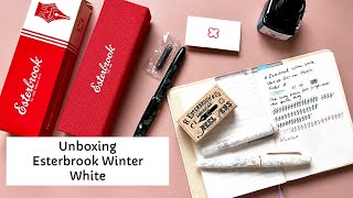 New Pen Day | Unboxing Esterbrook Winter White |  Vergleich mit Kaweco Mineral White #fountainpen