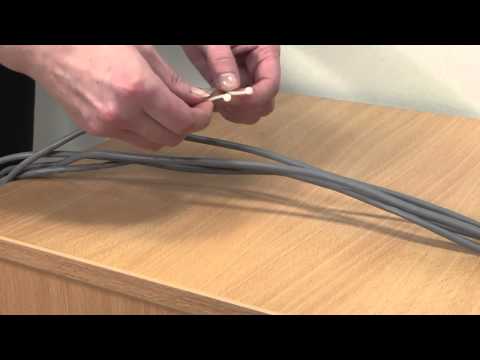 D-Line Cable Tidy Twists Home Installation Video