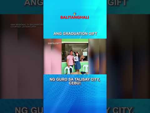 Ang guhit-kamay na regalo ng isang guro sa Talisay, Cebu! #shorts Balitanghali