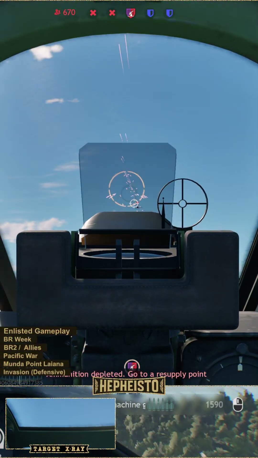 Pilot eliminates Plame A5M4 wit 12.7m and mid air crash