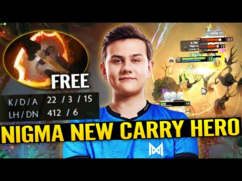 NIGMA WTF NEW CARRY HERO! 0min FURY Free Buff 22Kill By ILTW 7.29 Dota 2 Pro Magnus