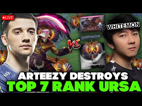 ARTEEZY on JUGGERNAUT DESTROYS TOP 7 RANK URSA and WHITEMON!
