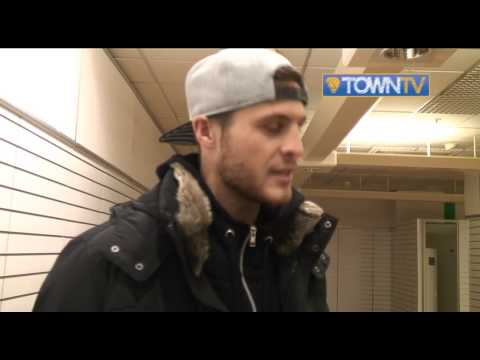 Jayson Leutwiler pre Oxford United away 14/15 - Town TV