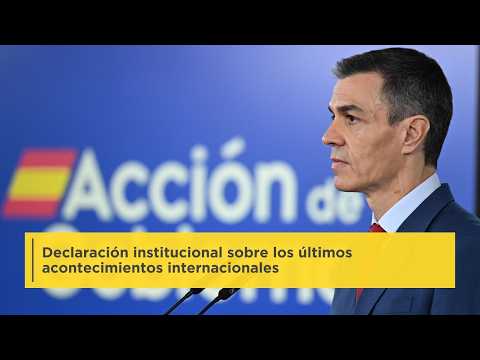 [EN DIRECTO] Sánchez responde a Trump