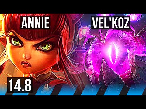 ANNIE vs VEL'KOZ (MID) | 7/1/6, Godlike, 500+ games | EUW Master | 14.8