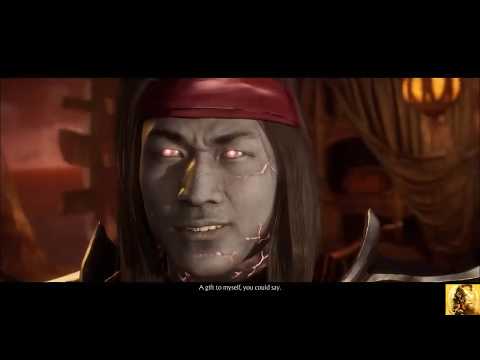 Raiden VS Liu Kang + Fire God Liu Kang Transformation Scene