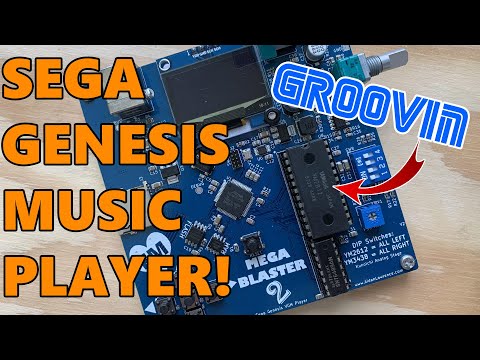 Genesis/Mega Drive Music Player on Real Chips! MEGA BLASTER 2