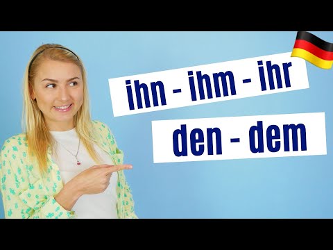 Deutsch lernen: Dativobjekt und Akkusativobjekt │ Satzbau A2 - B2