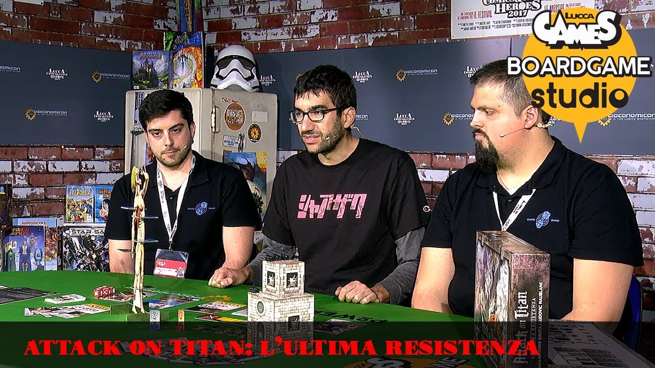 [Lucca Comics & Games] Boardgame Studio: Attack on Titan: L'ultima Resistenza