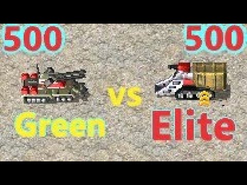 Green Apocalypse vs Elite War Miner 🎮 Red Alert 2