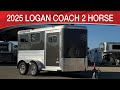 2025 Logan Coach Bullseye 2 Horse Bumper Pull
