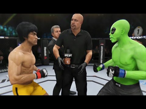 Bruce Lee vs. THE ALIEN [EA Sports UFC 3] - K1 Rules