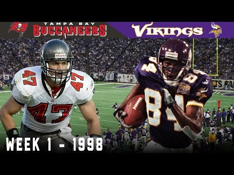 Randy Moss' FIRST Game! (Buccaneers vs. Vikings, 1998)