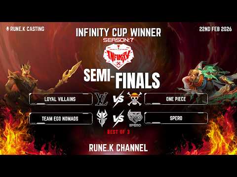 Infinity Cup Winner Season:7 - Semi Finals (Best of 3) | Live Casting