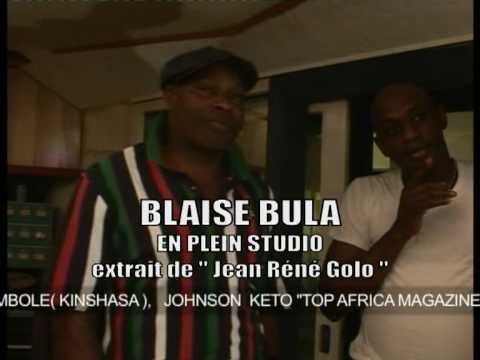 Blaise BULA en plein studio extrait de « Jean René GOLO »