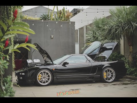 enjoying a beautiful supercharge NSX