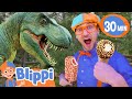 Blippi Has Fun Learning Dinosaurs And Ice Cream Food Explore Educational Videos For Kids