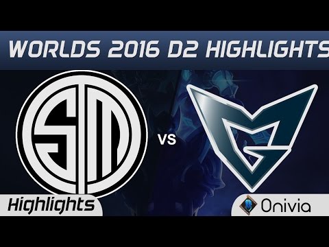 TSM vs SSG Highlights Worlds 2016 D2 Team Solo Mid vs Samsung Galaxy
