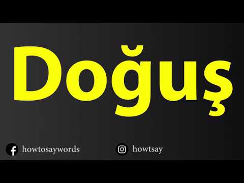 How To Pronounce Dogus