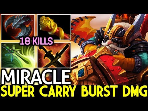 Miracle- [Gyrocopter] Super Carry Burst Damage Too OP Hero 7.21 Dota 2