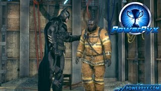 Batman Arkham Knight - The Line of Duty Side Mission Walkthrough (Firefighter Locations)