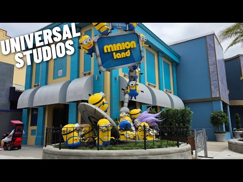 Universal Studios Orlando Minion Land area opening and it's been 2 months since my last visit