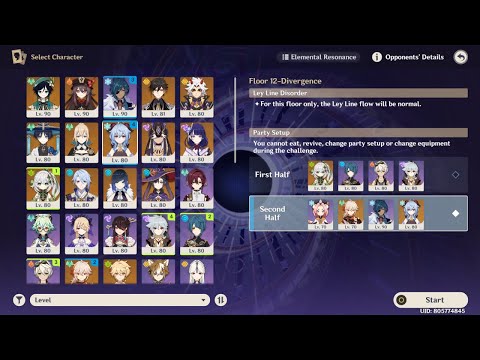 3.5 Spiral Abyss | Floor 12 [9 stars] | EM Razor + Mono Cryo